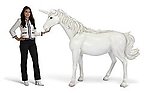 White Unicorn Large Life Size Statue
