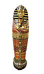 Life Size King Tut Sarcophagus Cabinet 6FT