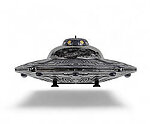 UFO Alien Spaceship Statue 6Ft Large