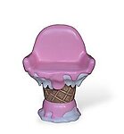 Strawberry and Vanilla Ice Cream Chair
