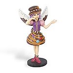 Candy Chocolate Fairy Girl Statue 4.5 FT