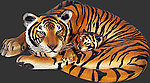 Tigress with Cub Statue