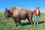 Buffalo Statue Life Size Museum Quality