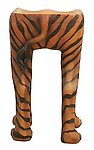 Tiger Stool Rainforest Bar Stool