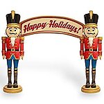 Nutcracker Entrance Happy Holidays Christmas Decor 11.5FT Wide x 11FT High