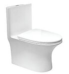 Acqua Modern Toilet One Piece Dual Flush