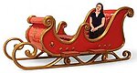 Santa Sleigh Family Size 4 Seater 10FT Long