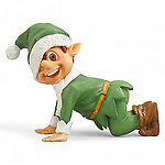 Crawling Santa Elf Statue 3FT