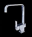 Piave Chrome Finish Modern Bathroom Faucet