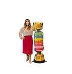 Wrapped Candy Statue Standing 5FT Large