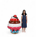 Cupcake Statue Large 3D Sculpture 4FT