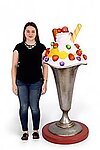 Ice Cream Display Statue Large 5.5 FT