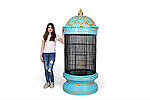 Parrot Birdcage Large Turquoise Palace with Metal Wires 6 FT