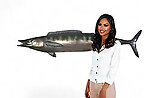 Wahoo Large Fish Sculpture 5FT Wall Mount
