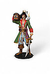 Pirate Statue Carrying a Treasure Chest Life Size 6.5 FT