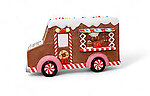 Gingerbread Toy Truck 3D 3 FT Large Christmas Decor