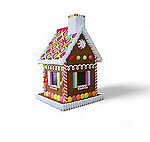 Gingerbread House with Candy 3D 6.5 FT Large Christmas Decor