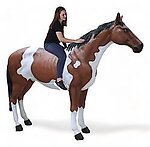 Indian Horse Life Size Statue Standing