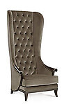 High Back Wing Chair - Duchess Light Brown