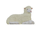 Lamb Laying Statue Life Size 25