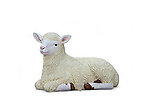 Lamb Laying Statue Life Size 35