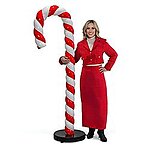 Candy Cane Christmas Decoration Large 6 FT Statue