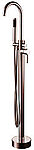 Pescara II - Modern Freestanding Tub Faucet Brushed Nickel