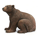 Grizzly Bear sitting Statue