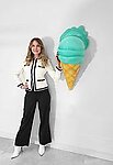Melted Mint Ice Cream Statue Wall Hanging 3FT