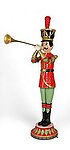 Toy Soldier Statue with Trumpet Large Christmas Decor 6.5 FT